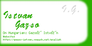 istvan gazso business card
