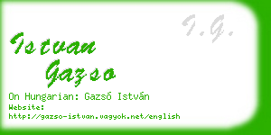 istvan gazso business card